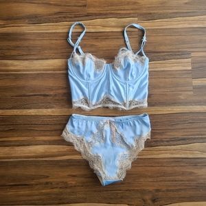 Victoria Secret Powder Blue Set